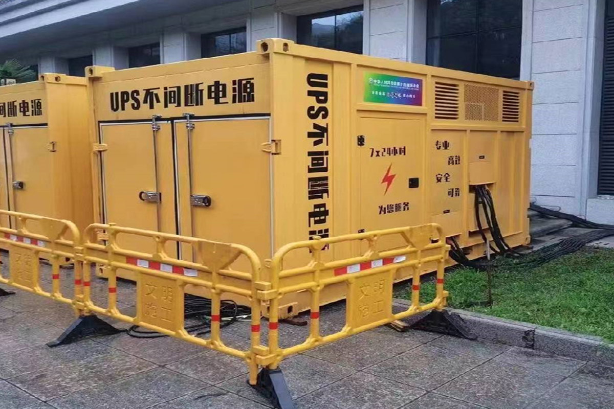 博尔塔拉发电机租赁施工现场