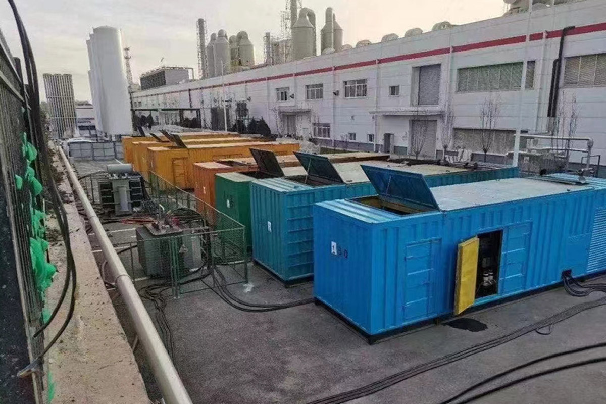 博尔塔拉发电机租赁施工现场